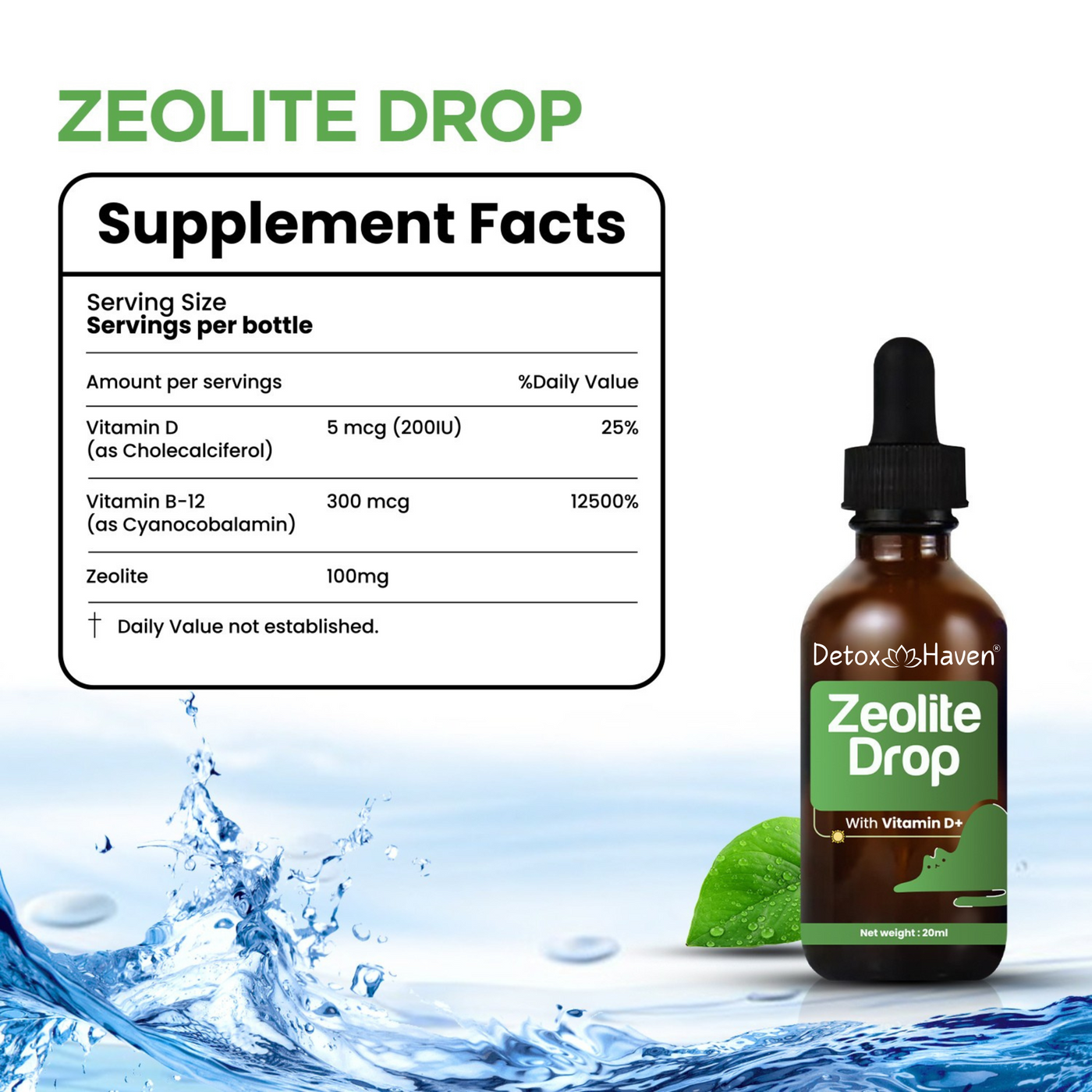 Detox Haven® Zeolite Pack